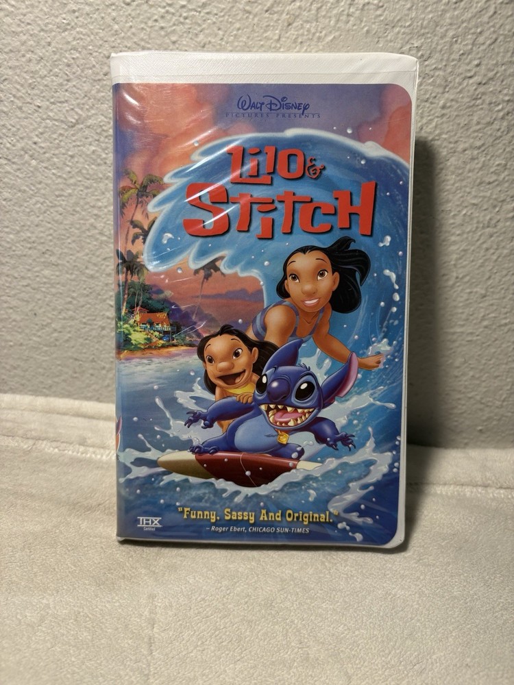 Disney Lilo & Stitch VHS Tape NTSC English Animation Family 2002