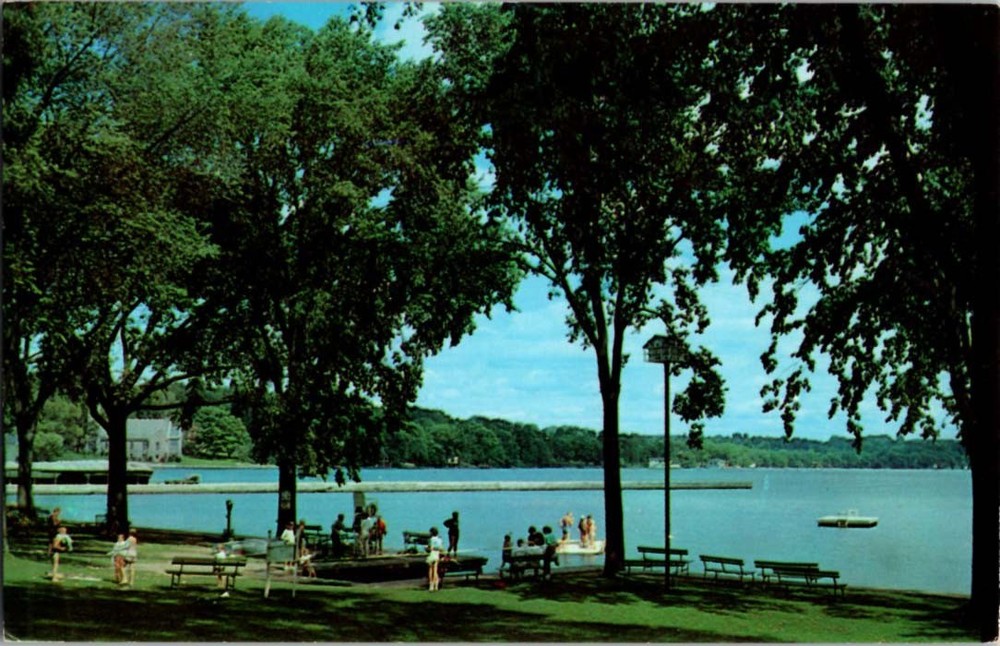 Pre-1980 WATER SCENE Skaneateles New York NY m/14 BJ8732