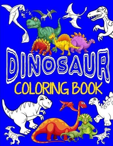 Kids Coloring B Dinosaur Coloring Book Jumbo Dino Coloring Book For  (Paperback)Another great item from Rarewaves USA | Free delivery!