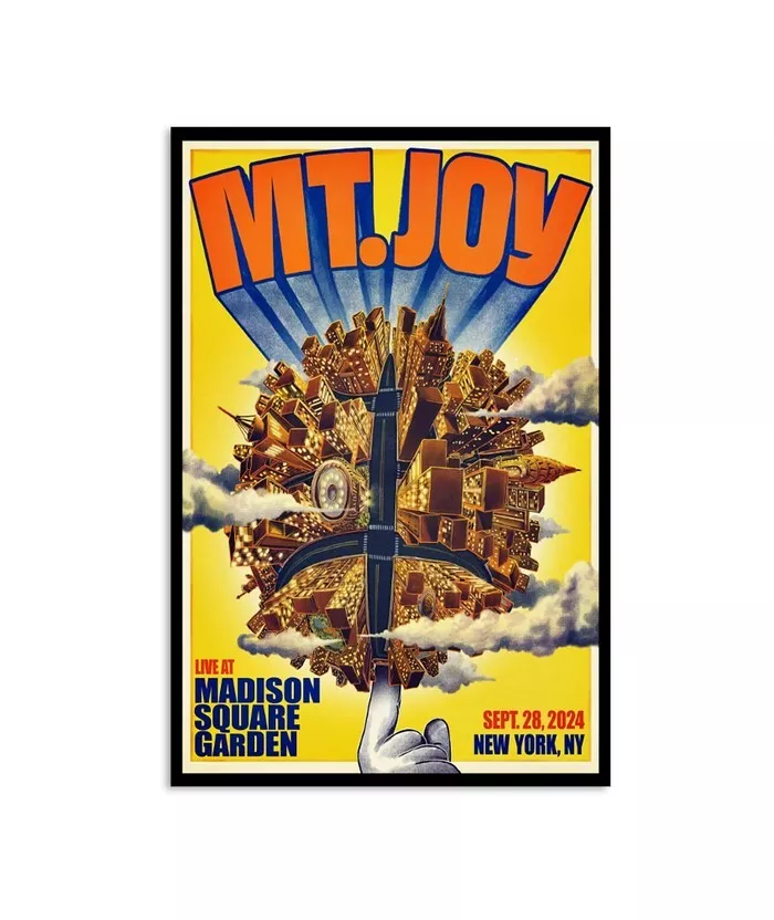 MT. Joy Sept 28 2024 Madison Square Garden in New York NY Poster