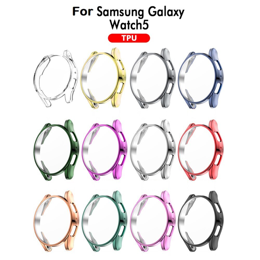 3PCS For Samsung Galaxy Watch 6 40mm 44mm Screen Protector Full Cover Case