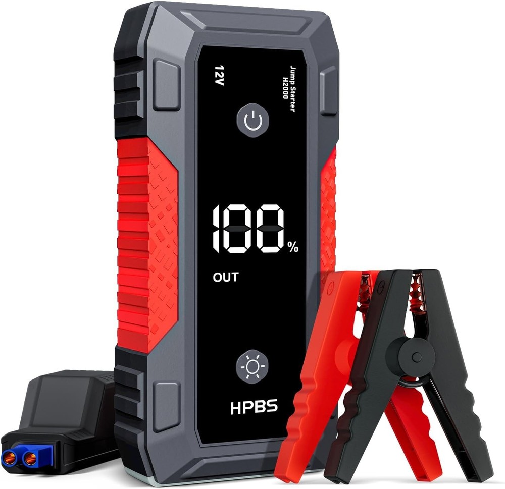 Jump Starter -2000A Car Jump StarterBattery Pack for Up to 8L Gas and 6.5L