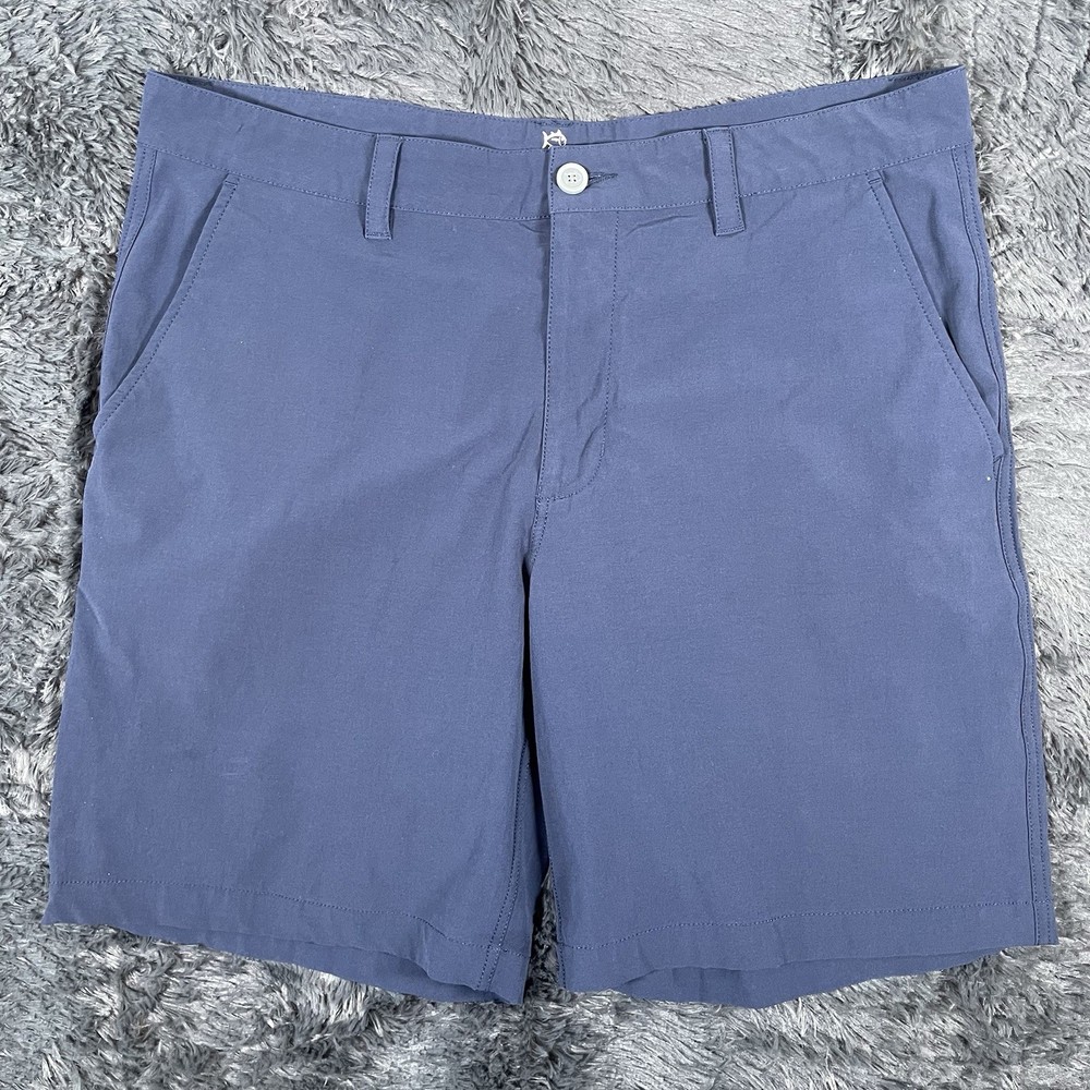 Southern Tide Gulf Shorts Men’s Size 36 Navy Blue 4 Way Stretch Brrr Performance