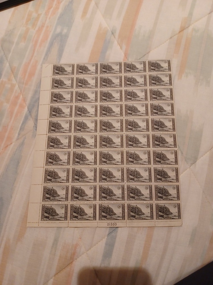 SC 762 - 1 Unused Stamp Sheet ACADIA NATIONAL PARK POSTAGE-image