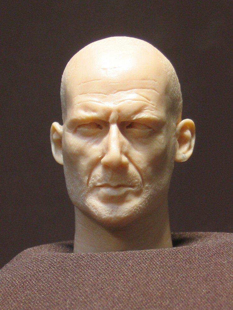 A-34 BRUCE WILLIS CUSTOM RESIN HEAD SCULPT Action figures 1/6 Scale
