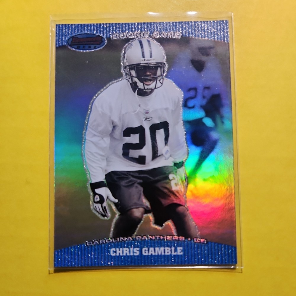 2004 Bowmans Best, Chris Gamble RC PANTHERS CB