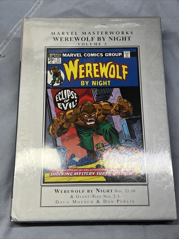 MARVEL MASTERWORKS WEREWOLF BY NIGHT Vol #3 Hard Cover (2024) Global Shipping NM