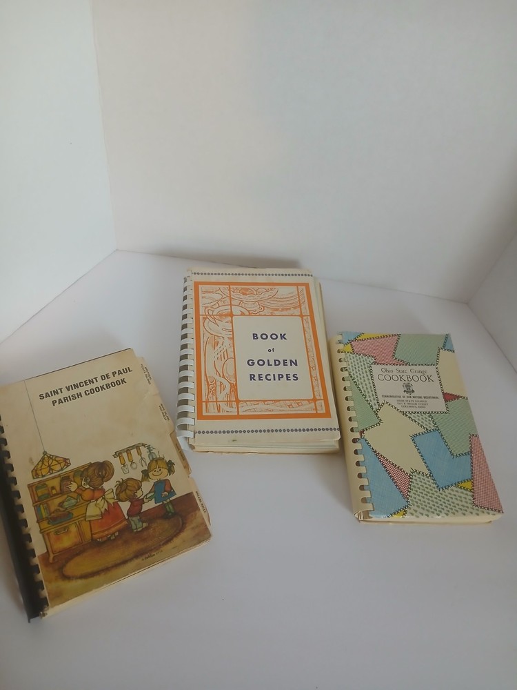 Set Of 3 Vintage Cookbooks Recipe Books Home Cook