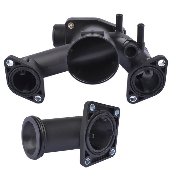 For Thermostat Housing with Thermostat for 2003-2005 Jaguar S-Type XJ8 XJR Van