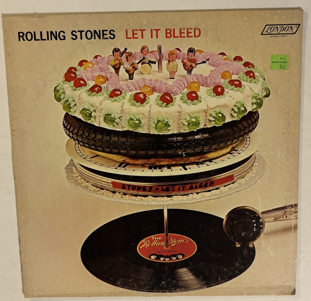 Rolling Stones Let It Bleed LP Vinyl Record London NPS-4 US Original Press NM o
