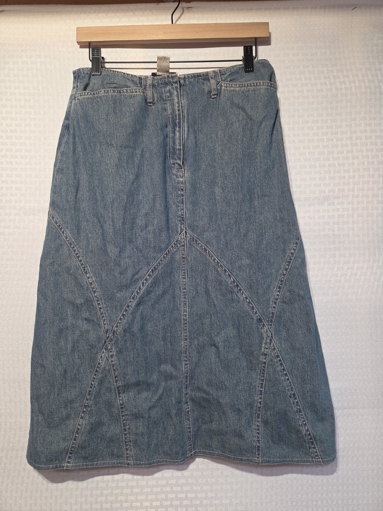 Vintage J. Jill Denim “Out of the Blue” Skirt Women’s Size 6 Made in Hong...