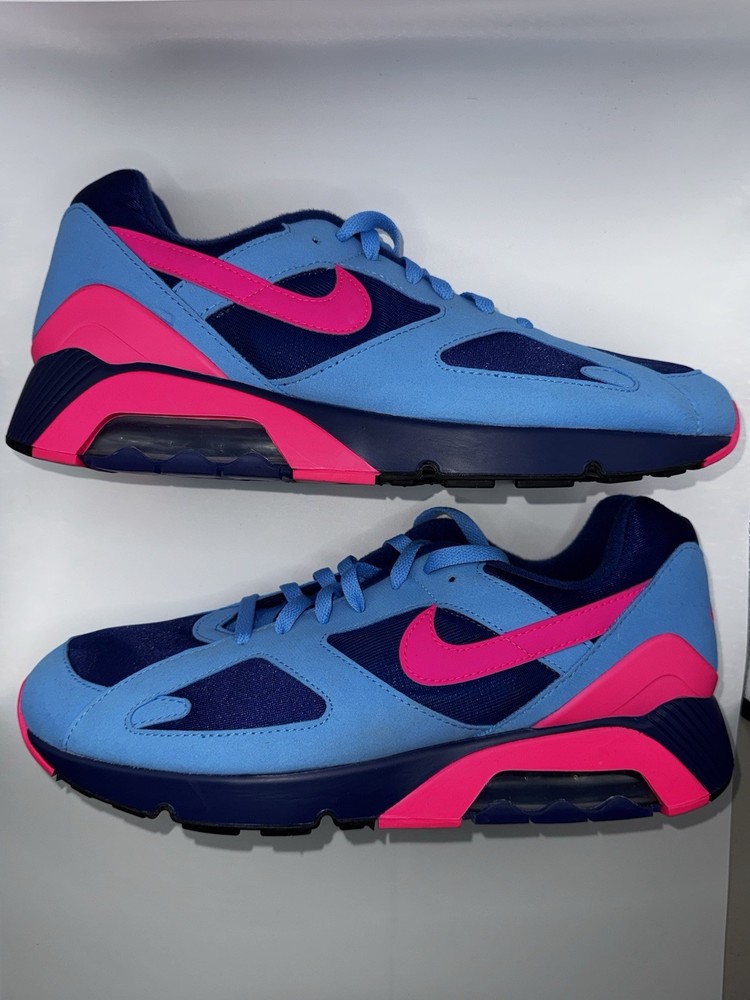 Nike Mens Shoes Size 12.5 Air 180 University Blue Hyper Pink HQ1706-401