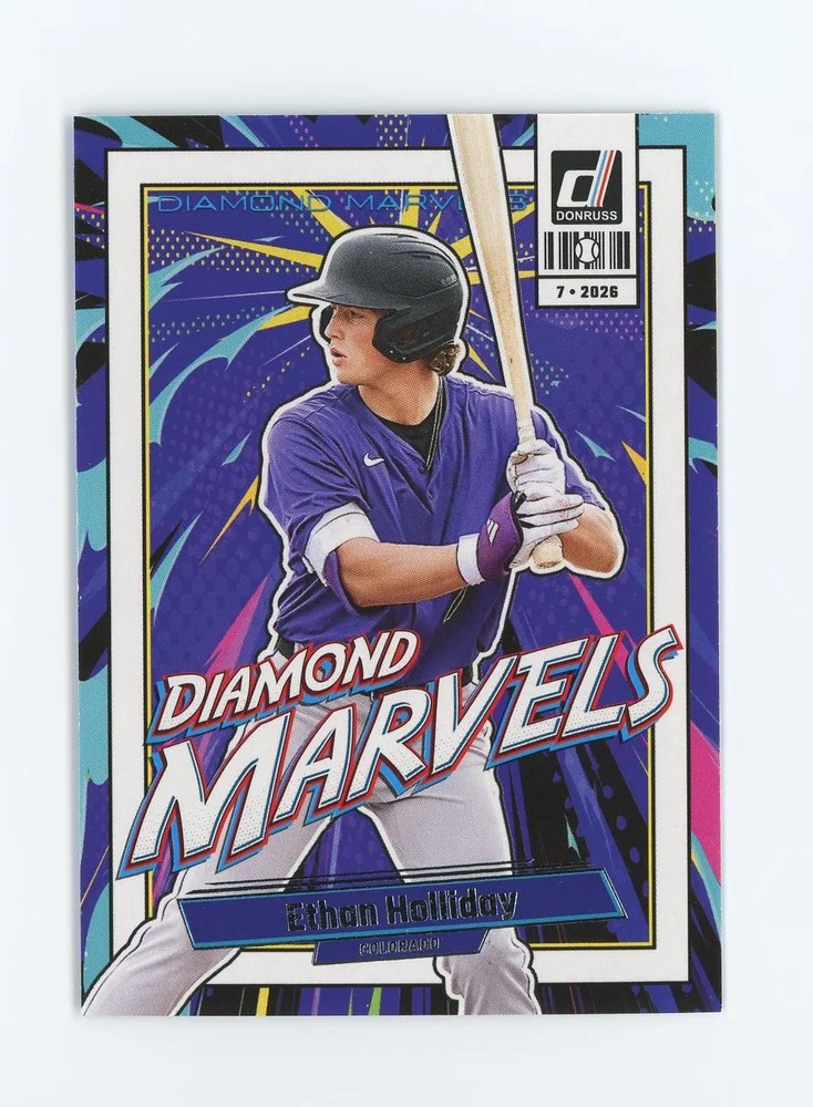 Ethan Holliday 2026 Panini Donruss Diamond Marvels Colorado #4