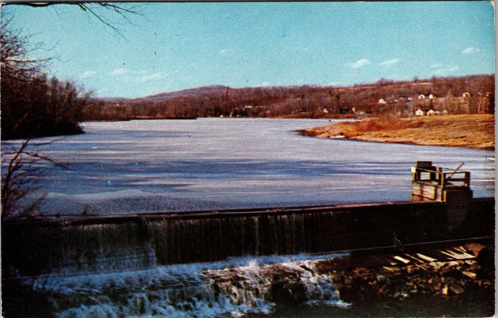 Ellenville NY-New York, Ulster Heights Lake, Vintage Postcard