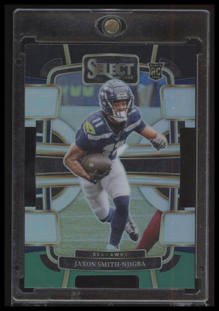 2023 Select #87 Jaxon Smith-Njigba Black/Green Die Cut