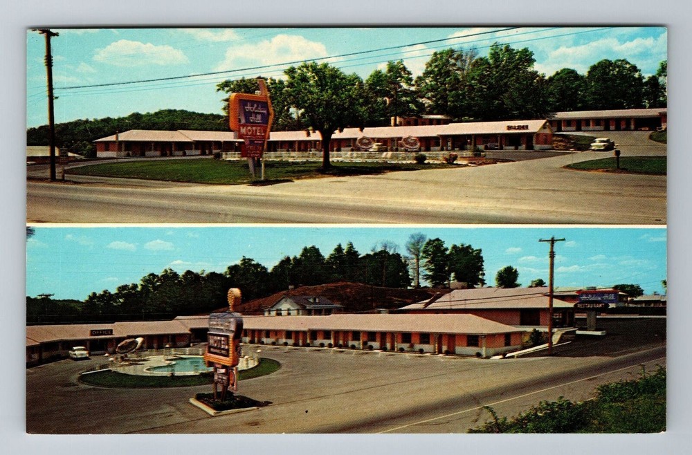 Cleveland TN-Tennessee, Holiday Hill Motel, Advertisement, Vintage Postcard