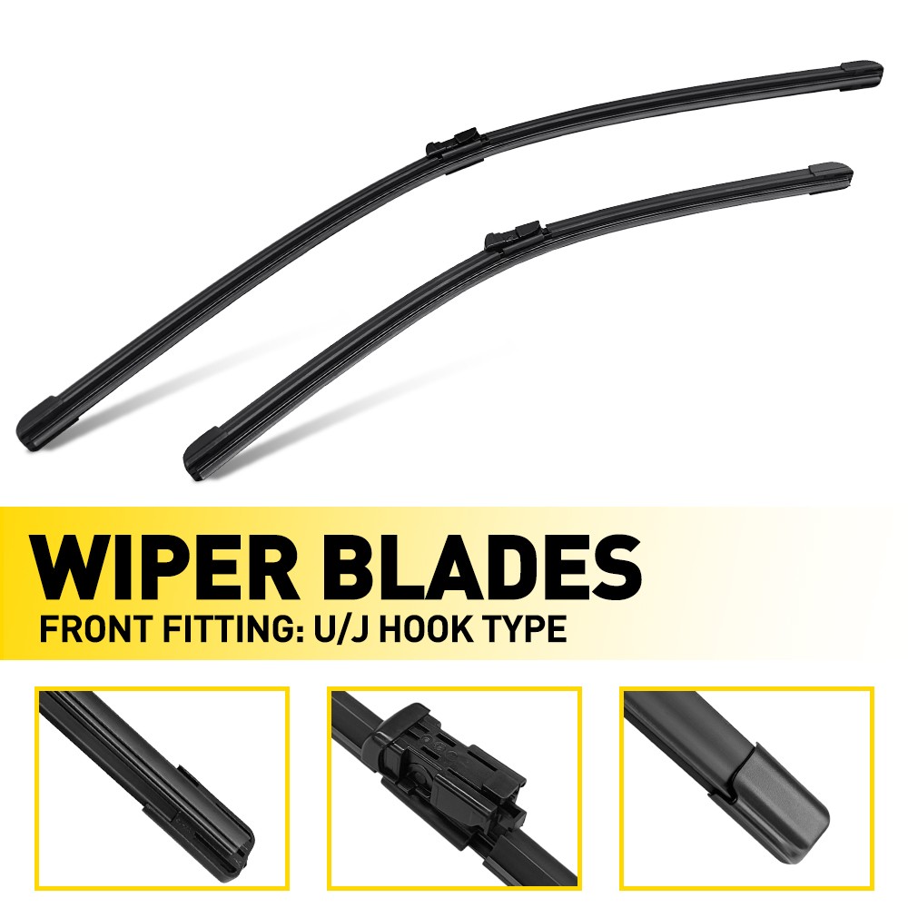 2PCS For Volvo XC60 2011-2017 Front Rear Windscreen Wiper Blades 26