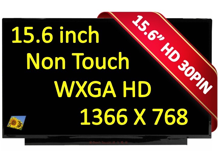 NT156WHM-N40 V8.0 15.6 Inch Laptop LCD Screen Panel EDP 30-Pin Replacement Display