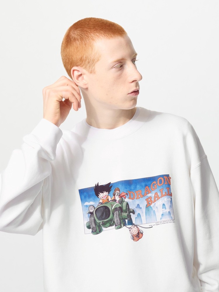 Uniqlo Unisex XL Dragon Ball Goku Anime Long Sleeve Sweatshirt New Japan