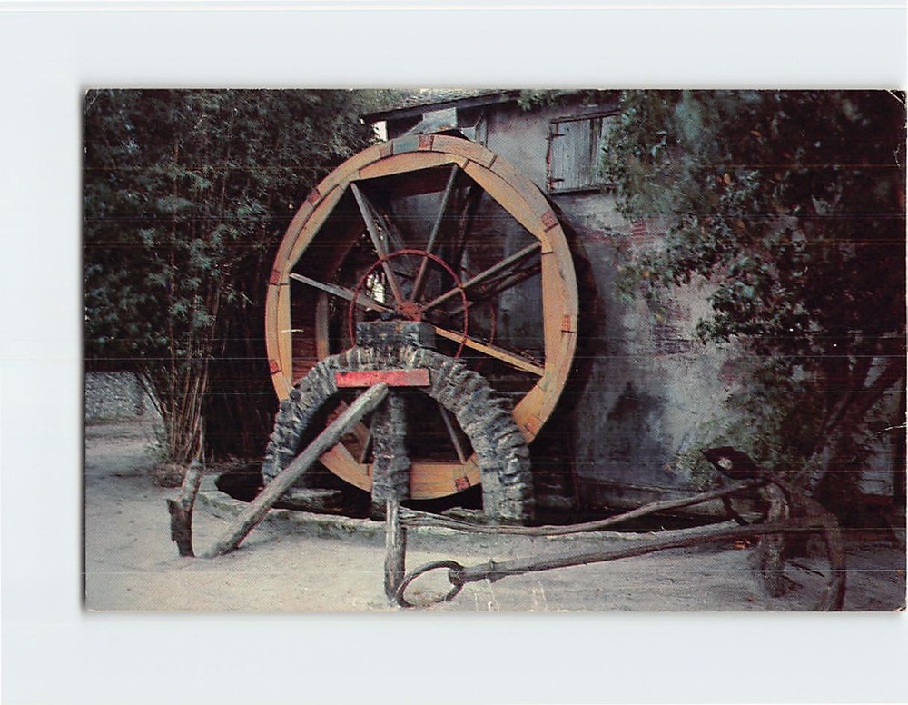 Postcard Old Grist Mill Saint St. Augustine Florida USA North America