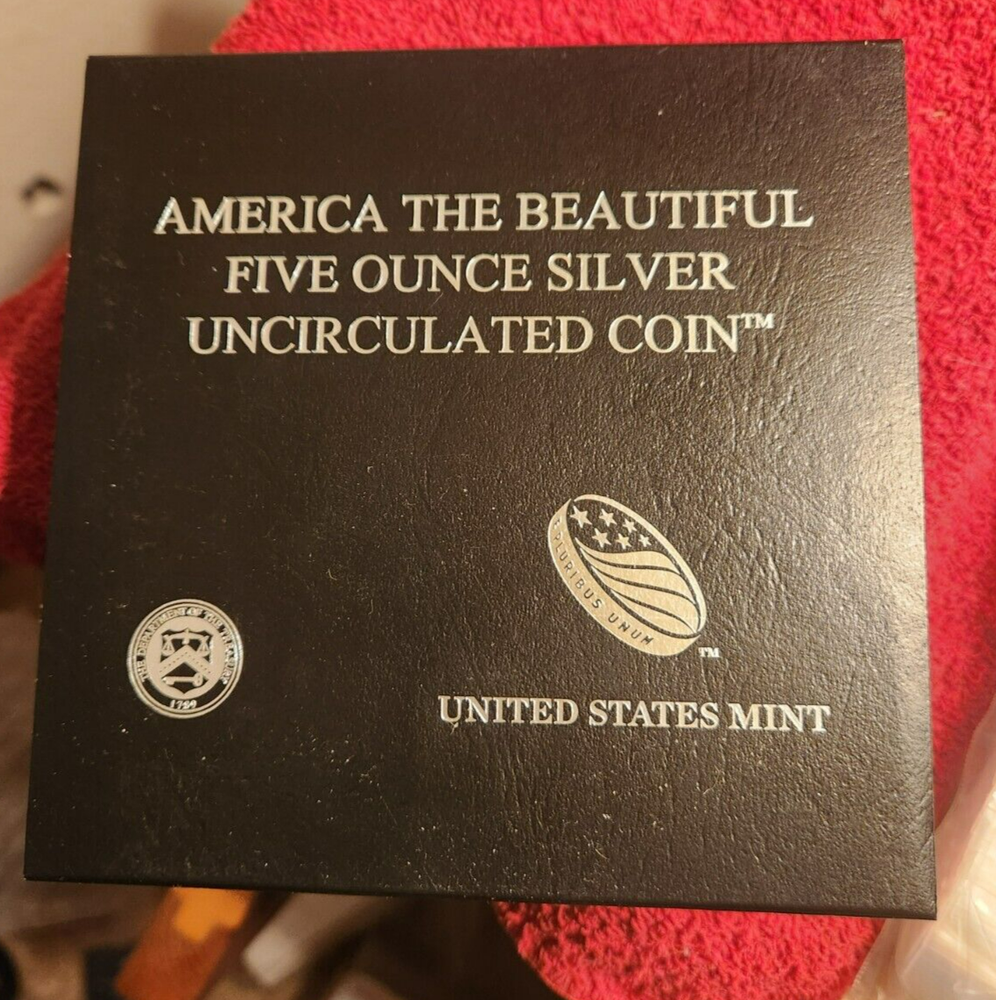 2012 p 5-ounce silver Acadia National  Park uncirculated coin-image