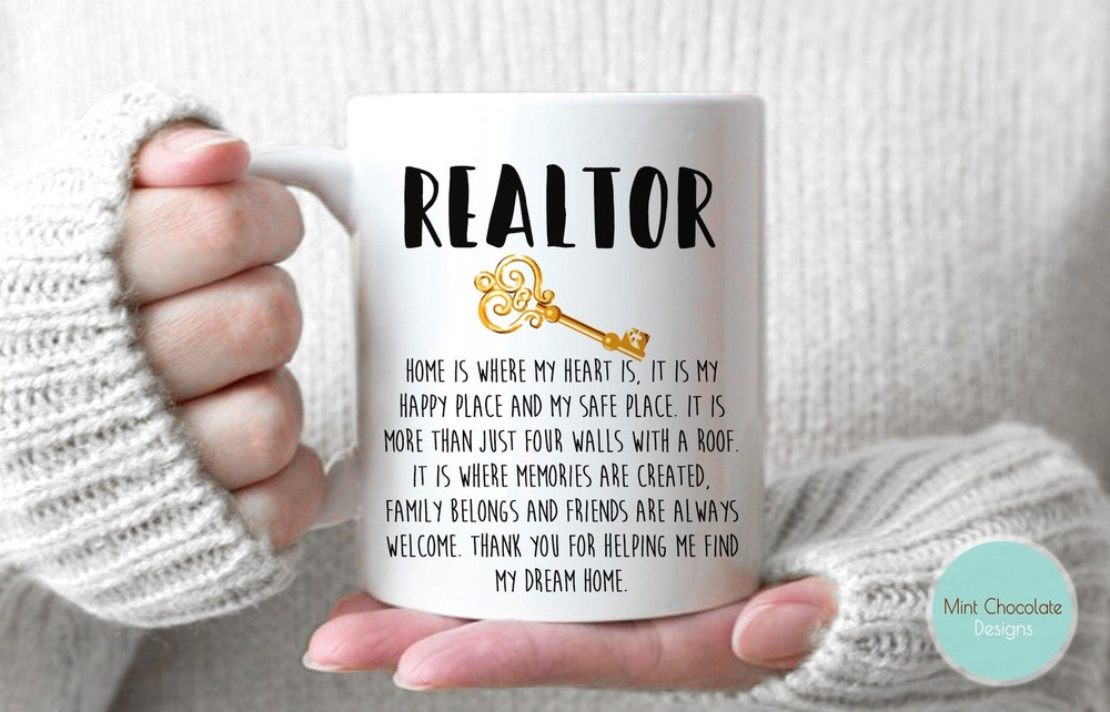 Best Realtor Thank You Gift Mug for Real Estate Agents