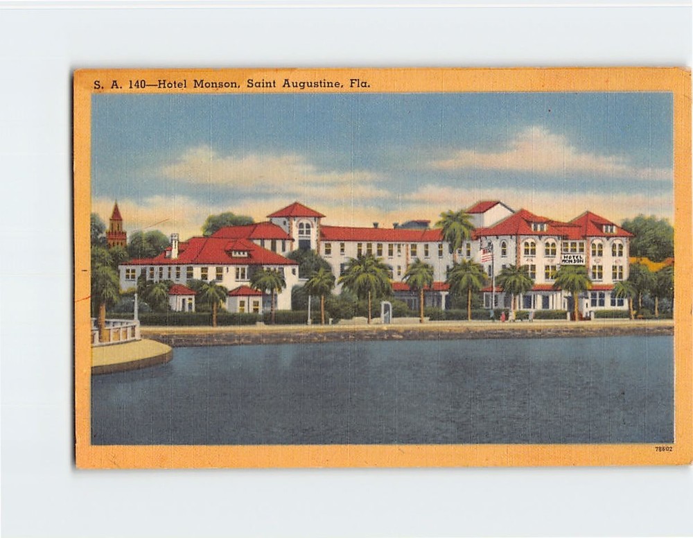 Postcard Hotel Monson Saint St. Augustine Florida USA North America