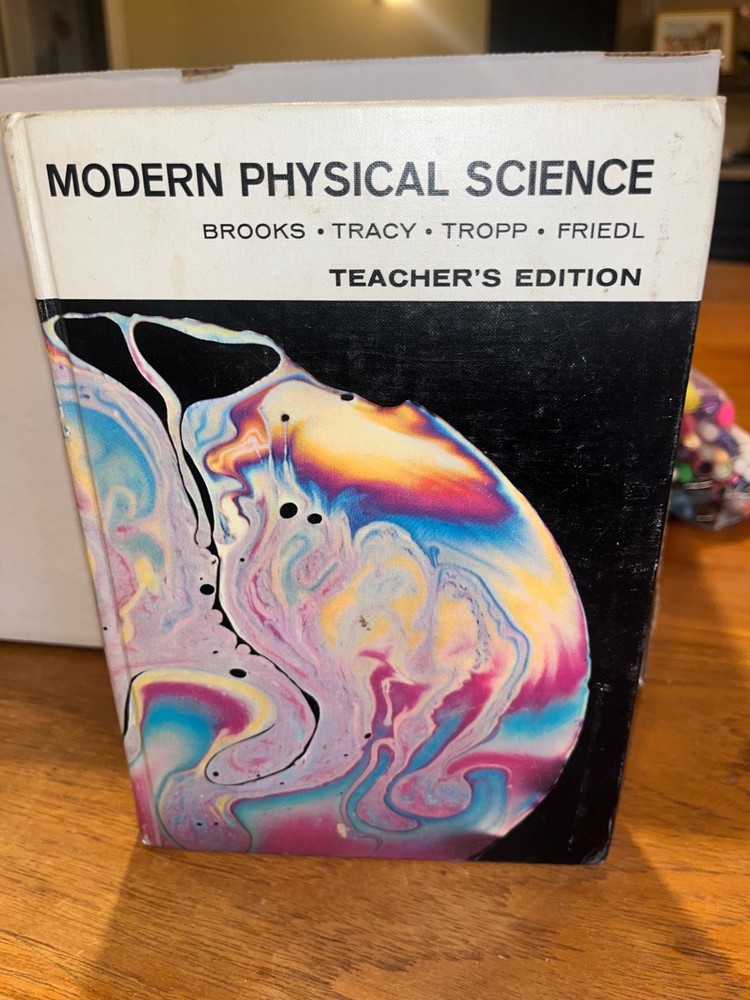 Modern Physical Science - 1966 teacher's edition vintage hardcover textbook