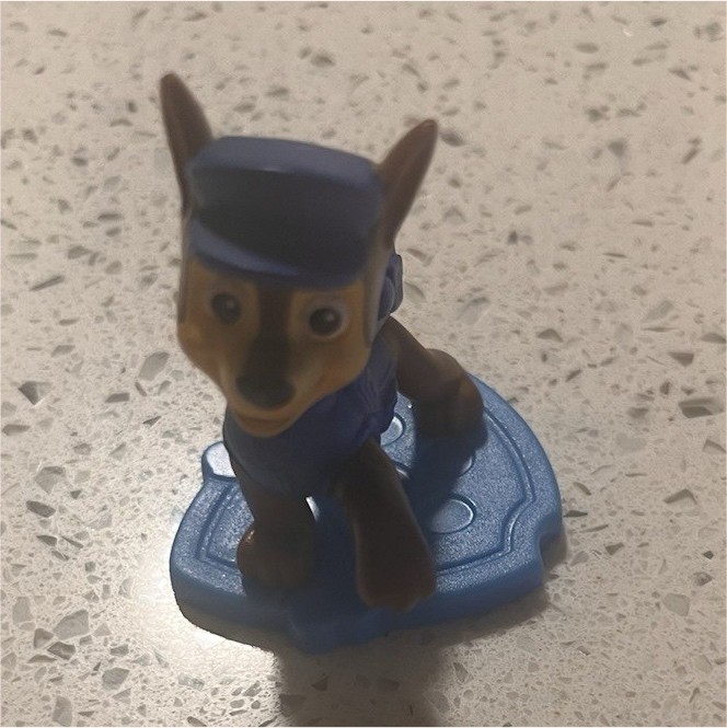 Nickelodeon Paw Patrol Chase Action Figure Toy with Shield Base for Ages 3-7