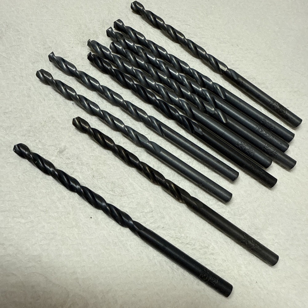 Chicago-Latrobe 44010 Type 150 Jobber Drill Bits 5/32 HSS 10-Pack USA SKU272920