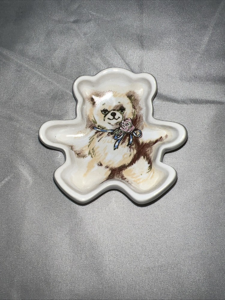 Bear Shape Porcelain Tea Bag Holder
