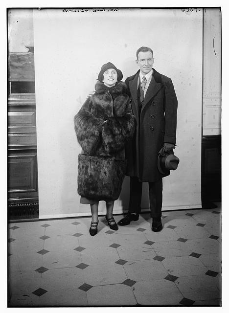 Photo:Amelita Galli-Curci Samuels 1920s Opera Singer Fur Coat Portrait