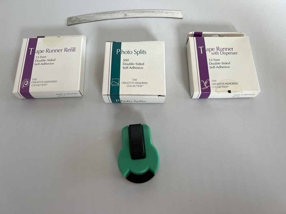 Lot Creative Memories Corner Rounder  2 Tape Runner Refill, Tool, Photo Splits