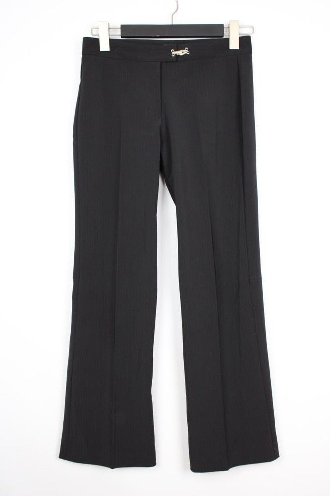 MARITHE FRANCOIS GIRBOUD Black Bootcut Stretch Dress Pants Trousers Size USA 27