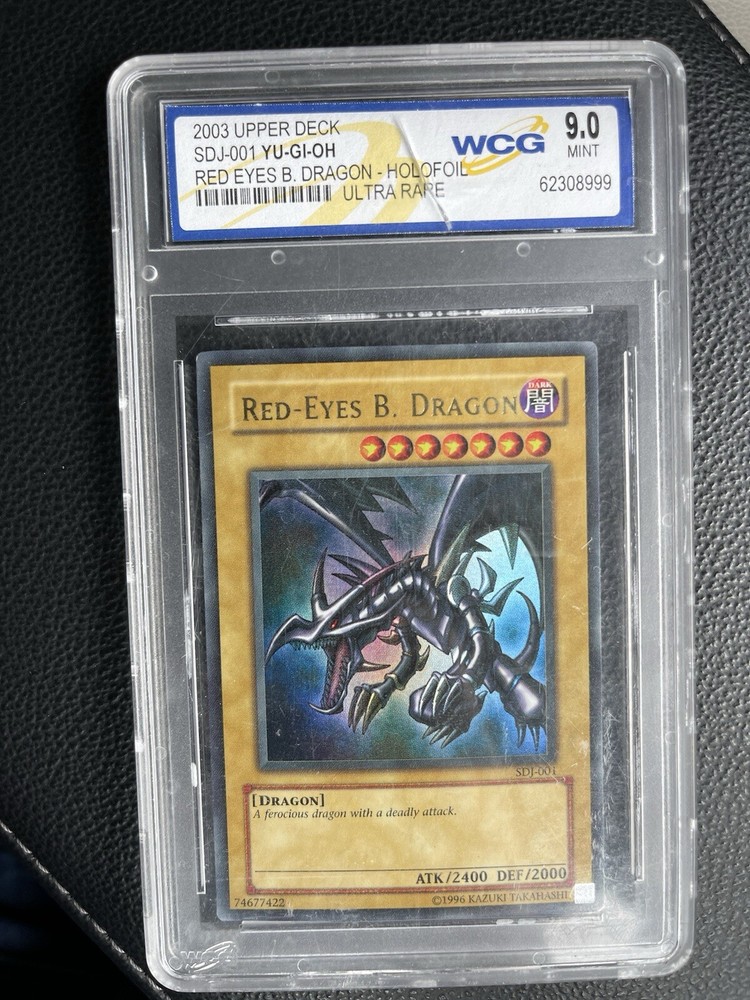 Red Eyes Black Dragon SDJ-001 Upper Deck Rare Trading Card
