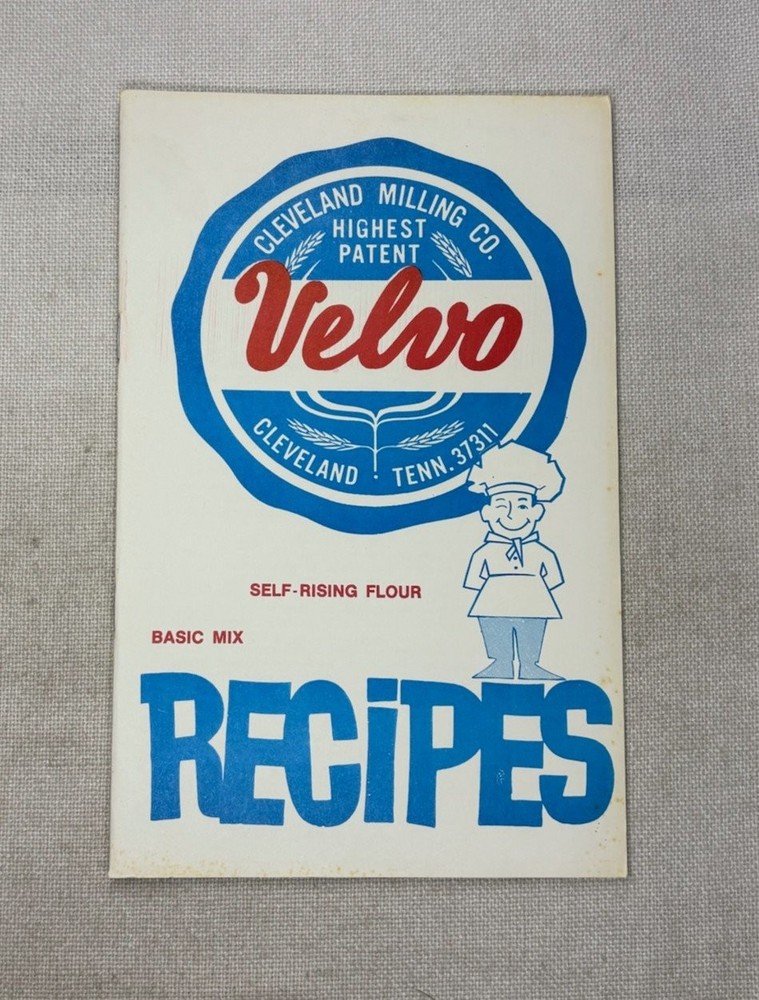 Velvo Basic Mix Recipes Cookbook Cleveland Milling Co. Self-Rising Flour