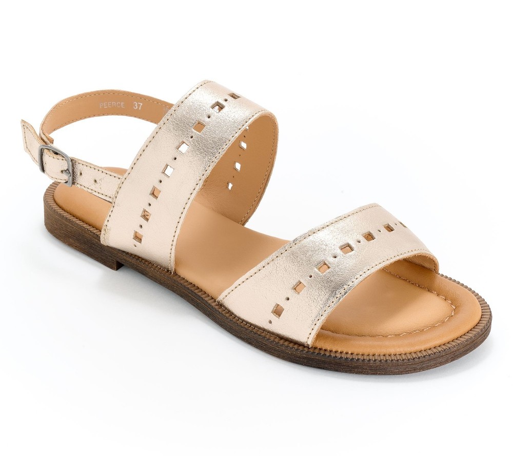 Miz Mooz Women's Sz 8 Leather Backstrap Sandals Medium Grey Heather A684725