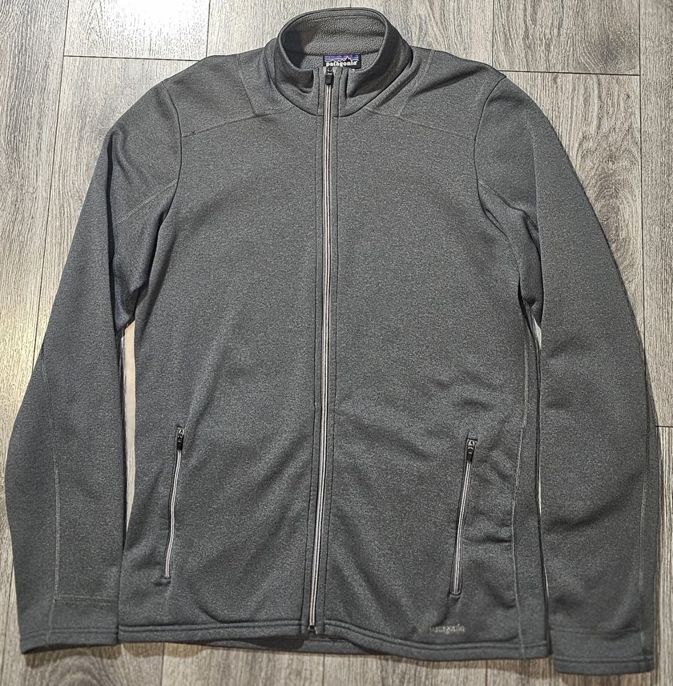 Patagonia Thermal Capilene 4 Full Zip Jacket Base Layer Gray Men's Size Medium
