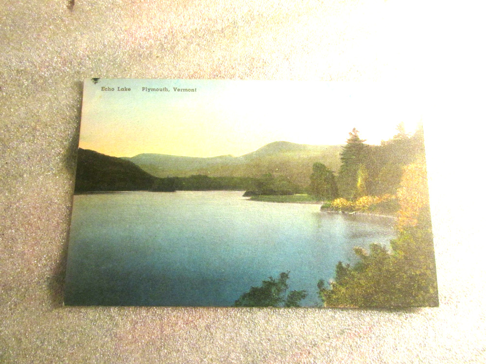 Echo Lake Plymouth, Vermont - Postcard