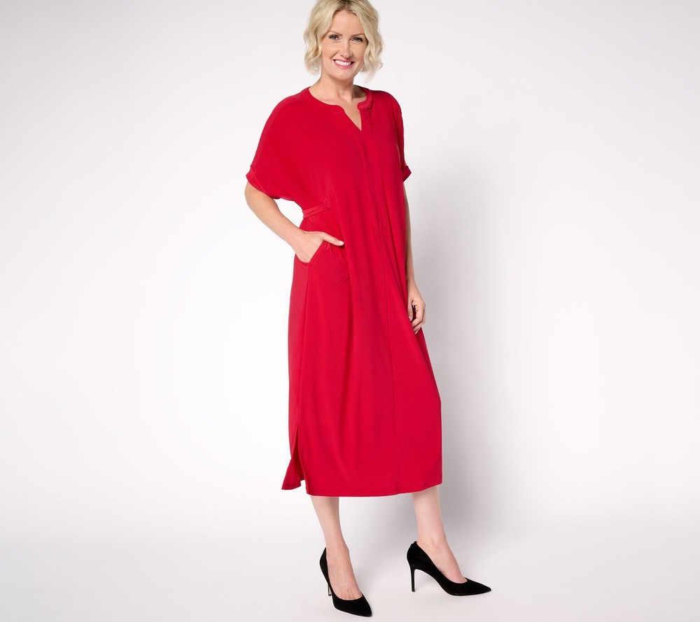 Women with Control Women's Dress Sz XL Regular Everywhere Everyway Red A655982