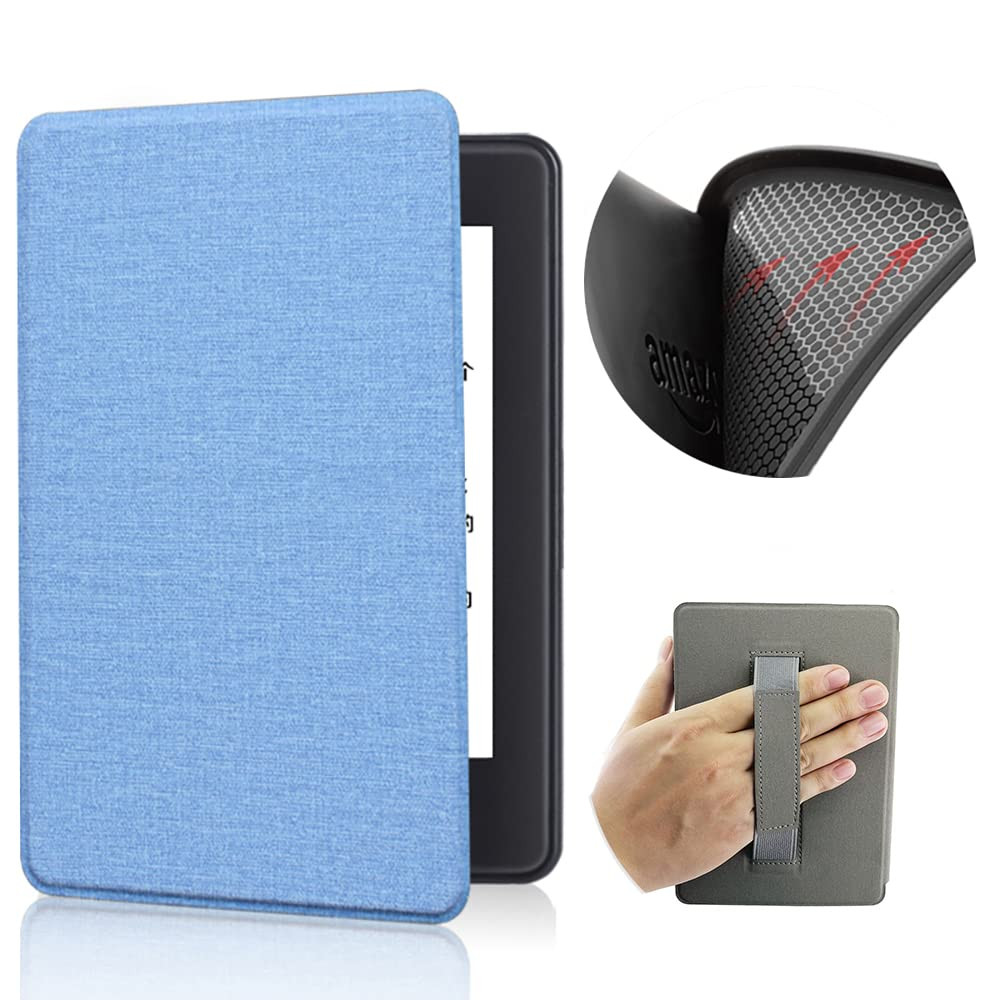 Ultra Slim PU Leather Case with Hand Strap for 7-Inch Kindle Paperwhite