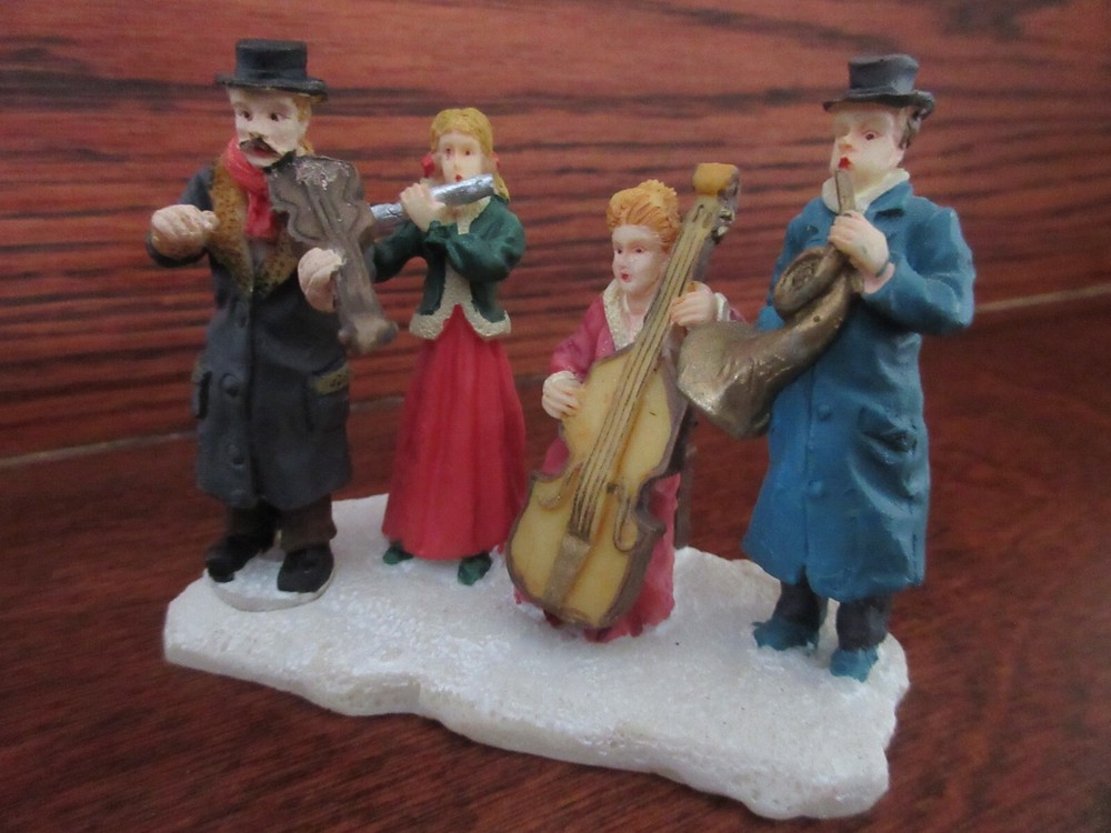 Grandeur Noel Victorian Village QUARTET BAND Christmas