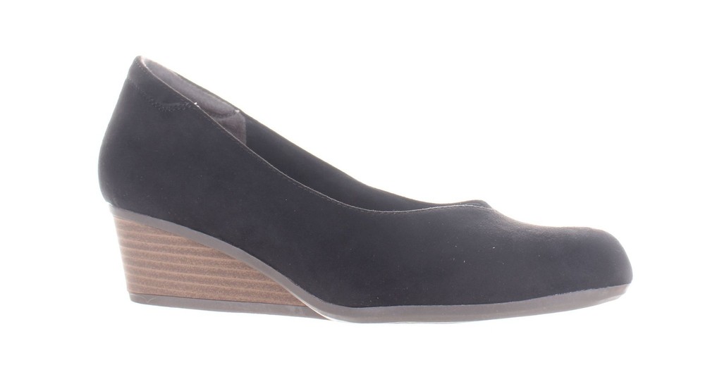 Dr Scholls Womens Be Ready Black Pumps Size 7.5 7430505