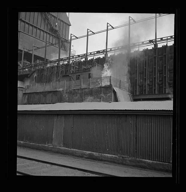 Photo:Ironton Utah Columbia Steel Company Blast Furnace 1942