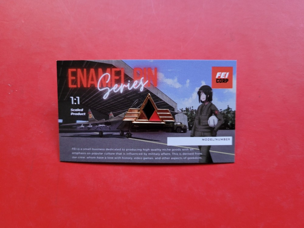 Ace Combat Zero Belkan War Ustio Emblem USAF Pilot Lapel Pin-image