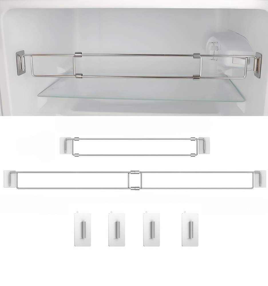 RV Fridge Secure Adjustable Bars 12.5-22.3