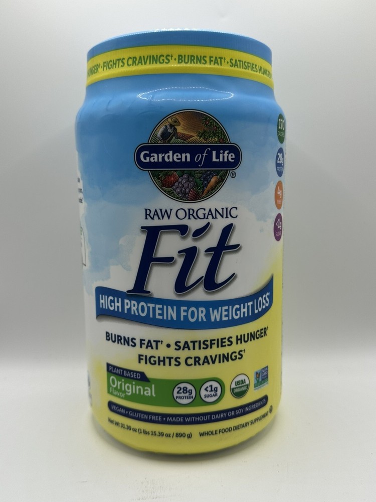 Garden of Life Raw Organic Fit High Protein, Original Protein 1lbs 15.39 Oz