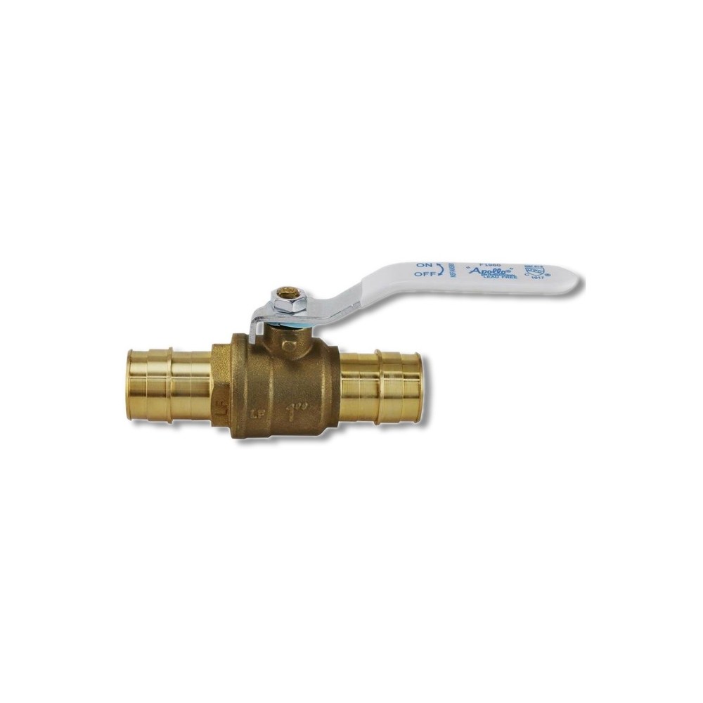 Apollo Expansion PEX A 1 in Brass Expansion Pex Ball Valve Full Port EPXV1