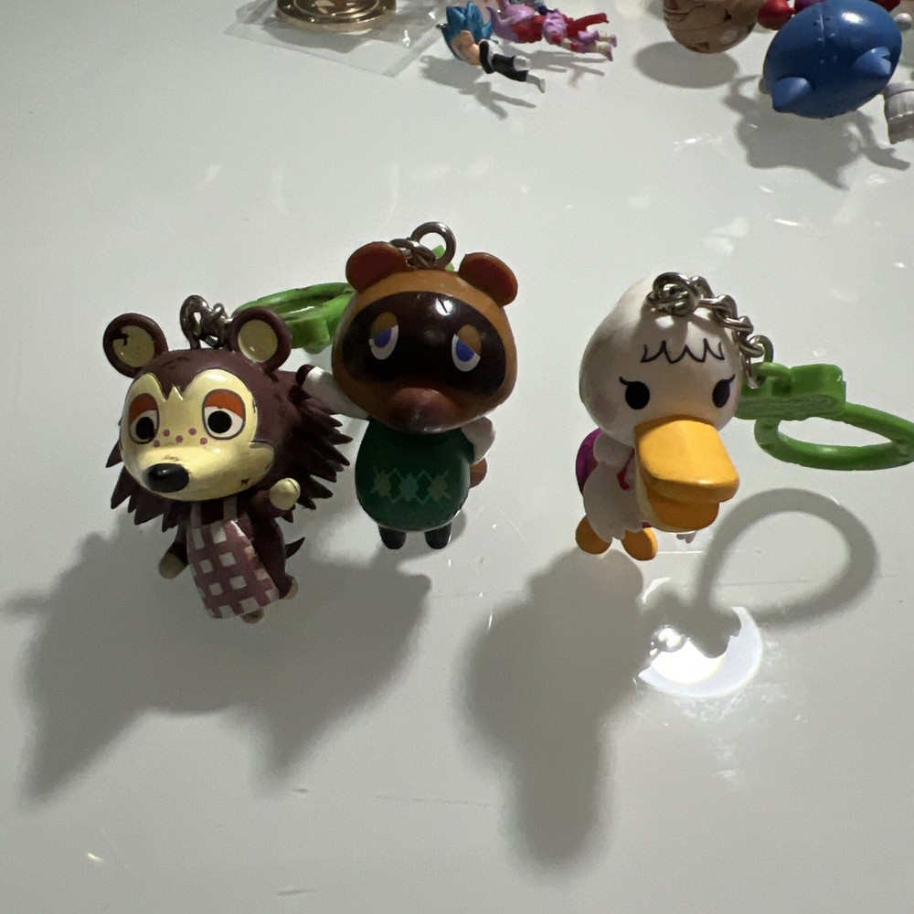 Animal Crossing Backpack Buddies Set of 3 Adorable Characters