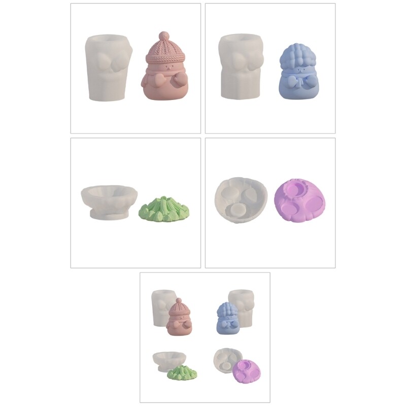 DIY Silicone Resin Molds for Fireplace Decorations